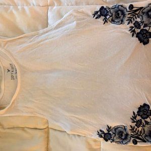Embroidered Tank Top